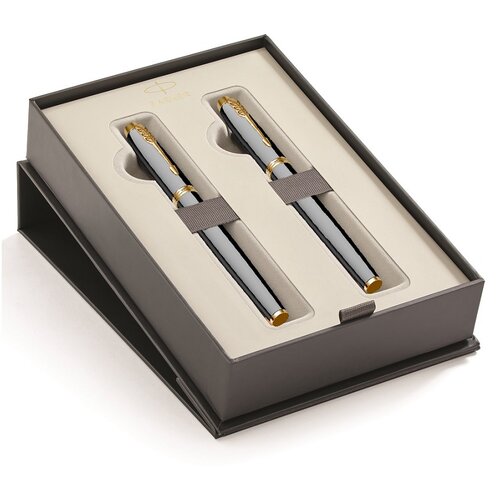 Parker poklon SET Royal IM Black GT - Nalivpero + Roler Cene