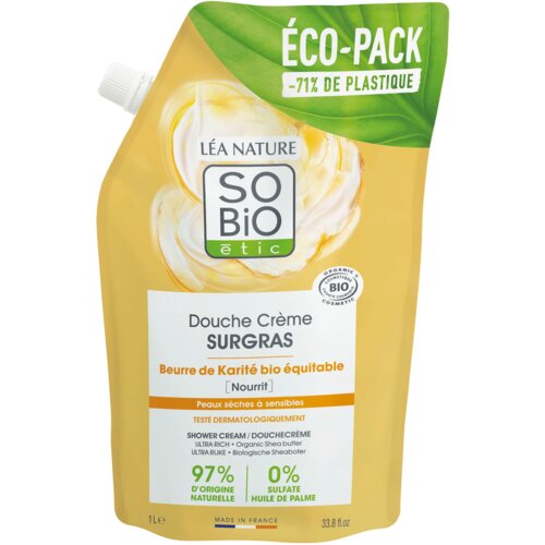 LÉA NATURE SO BiO étic Vlažilni gel za tu&scaron;iranje Shea - Refill 1L Cene