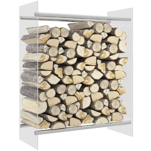 vidaXL Stalak za drva za ogrjev prozirni 80x35x100 cm kaljeno staklo Cijene