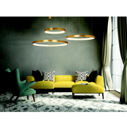  Zambelis 2007 - LED prigu&amp;scaron;iva luster na sajli LED/50W/230V zlatan Slike