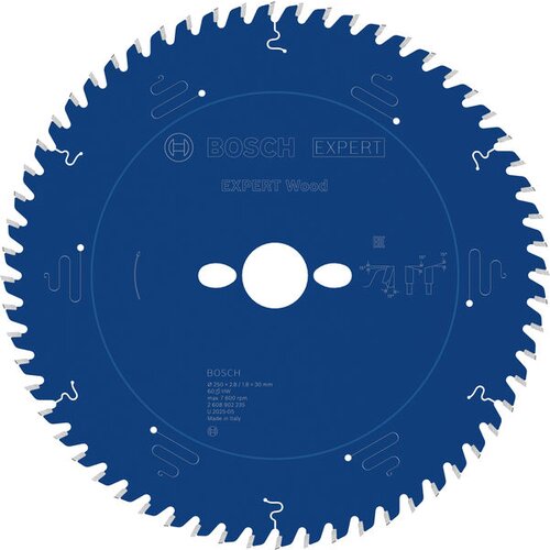 Bosch list testere za drvo expert 2608902235, 250 mm, 60T Cene