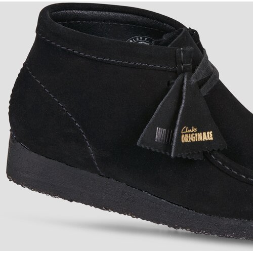Clarks Pol&scaron;kornji Wallabee Boot. Črna Cene
