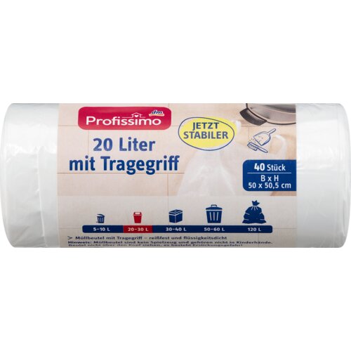 Profissimo Kesa za smeće, 20l 40 kom Cene