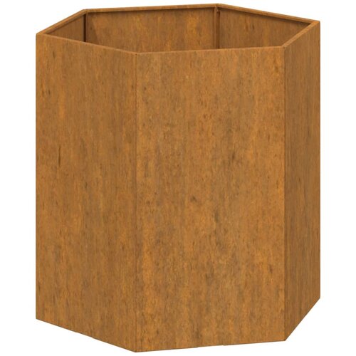 Maison Chic Cvetlično korito - Cvetlični Lonec zarjavelo 40x40x45 cm corten jeklo, (21789375) Cene