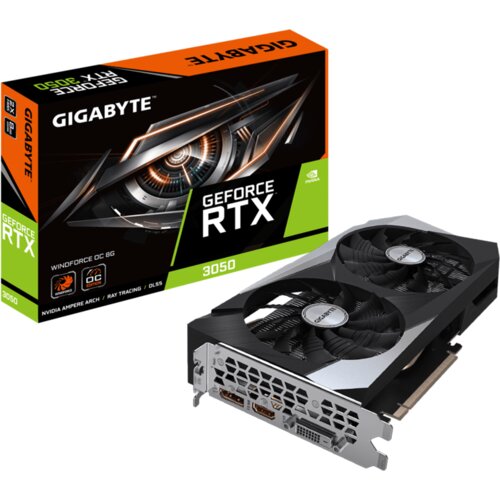 Gigabyte RTX 3050 WindForce;8GB GDDR6 128bitDP, HDMI,DVI; Cijene
