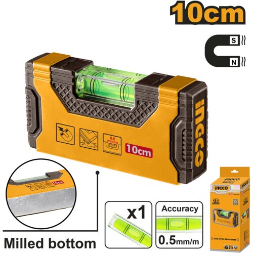 Mini Magnetna Libela 10cm HMSL05101 SUPER INGCO Cene