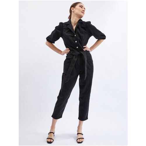 Orsay Black Denim Overall - Women Slike