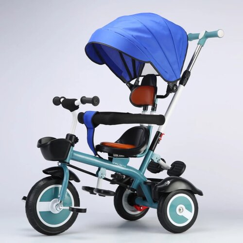 Playtime Deciji Tricikl Little 449 plavi rotirajuće sedište Cene