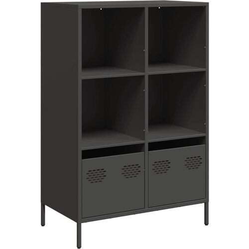 VidaXL Visoka omara črna 68x39x103,5 cm jeklo, (21747022) Slike