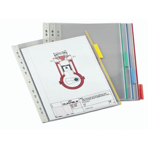 Durable Predstavitvena mapa (5607) prozorna, 5 kos, (20371112) Slike