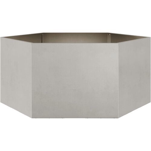 VidaXL Vrtna sadilica &amp;scaron;esterokutna 104x90x45 cm od nehrđajućeg čelika Slike