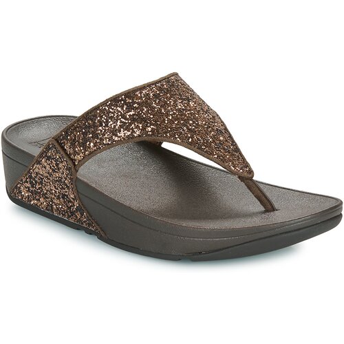 Fitflop Lulu Glitter Toe-Thongs Smeđa Slike