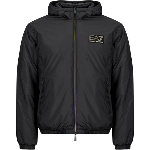 Ea7 Emporio Armani Jakne TRAIN PREMIUM LABEL JACKET Črna Slike
