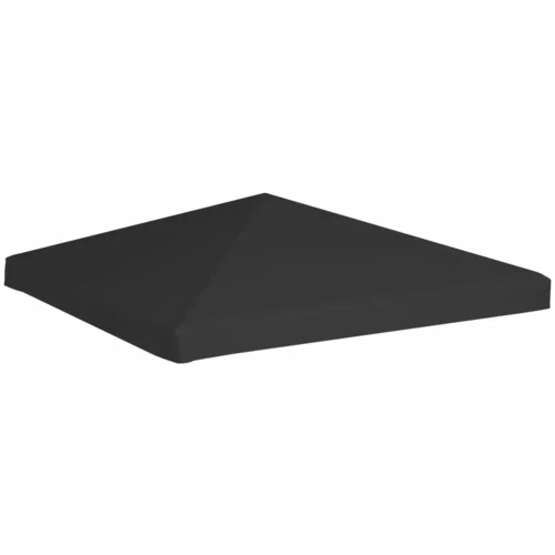 vidaXL Streha za paviljon 270 g/m² 3x3 m črna, (20692618)