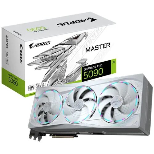 Gigabyte RTX 5090 32GB Aorus Master Ice GDDR7 3Fan white Cene