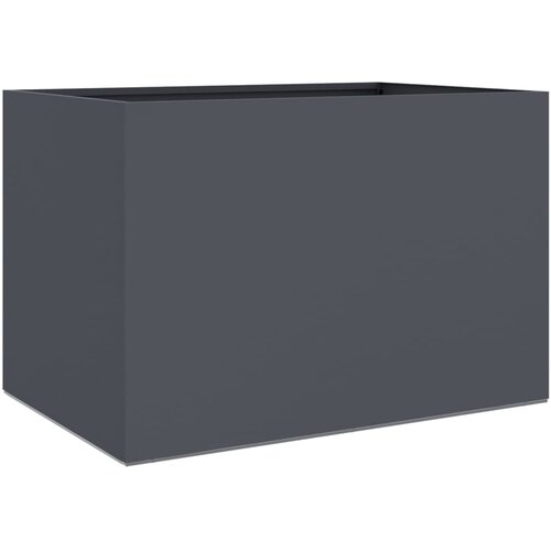 Maison Chic Cvetlično korito - Cvetlični Lonec antracit 62x40x39 cm jeklo, (21789732) Cene