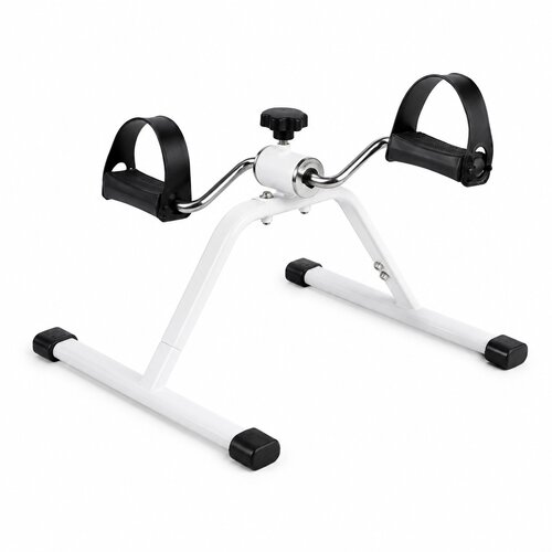  Mini trenažer sa pedalama za ruke i noge, Beli Slike