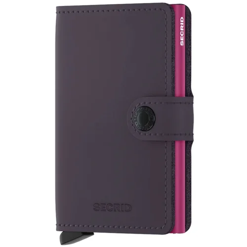 Secrid Miniwallet Matte Dark Purple-Fuchsia