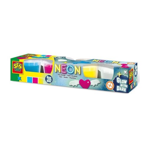 Ses Creative plastelin neon i glow ( 1036086 ) Slike
