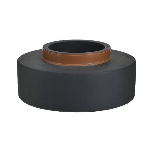  CEMENTNA VAZA CRNO/SMEĐA &amp;Phi;30&amp;Chi;13CM Slike