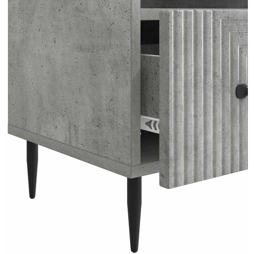  ormar Betonska siva 102 x 34,5 x 50 cm Konstruirano drvo Slike