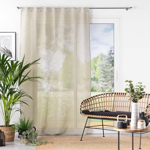 Douceur d int&amp;eacute;rieur Smeđa prozirna zavjesa 140x240 cm Haltona &amp;ndash; Slike