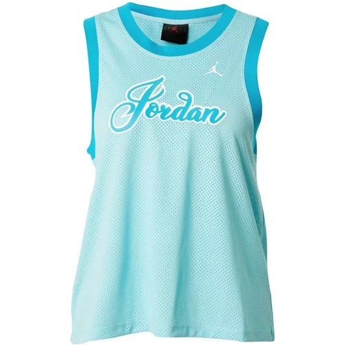 Jordan Sportski top akvamarin / svijetloplava / bijela