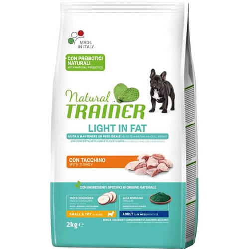 Trainer specialty nutrition light in fat small & toy adult with turkey - hrana za odrasle pse malih i toy rasa sklone gojenju - sa ćuretinom (800g Cene
