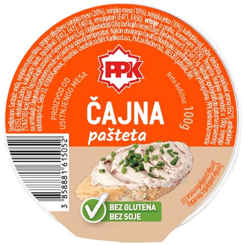 PPK Pa&scaron;teta čajna, 100 g Cijene