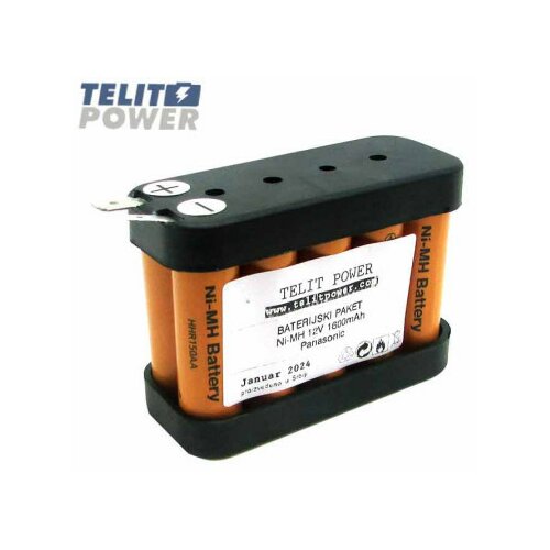 Telit Power baterija NIMH 12V 1600mAh Panasonic 805658 za alarme ( P-2287 ) Slike