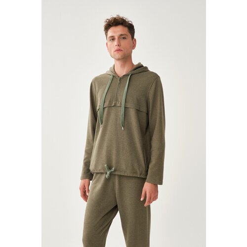 Dagi Sweatshirt - Khaki - Relaxed Slike