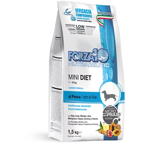 Forza10 Diet Dog Forza 10 Mini Diet z ribo - Varčno pakiranje: 4 x 1,5 kg