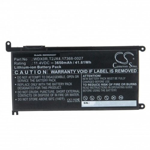  baterija za dell inspiron 5378 / latitude 3490, WDX0R, 3650 mah Cene