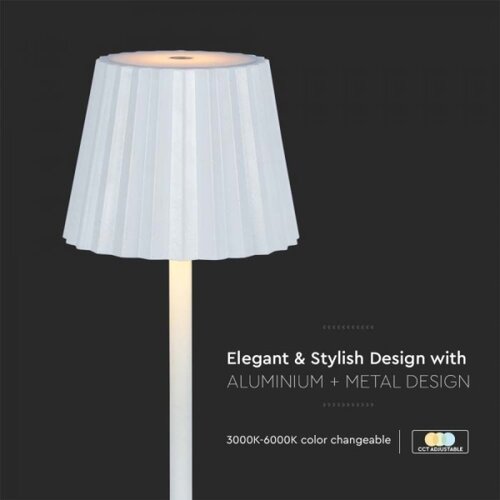  LED prigu&amp;scaron;iva punjiva stona lampa LED/4W/5V 3000-6000K 1800 mAh bela Slike