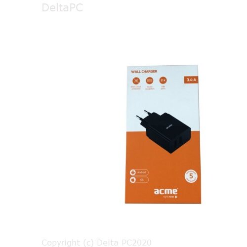 Acme CH205 2-ports USB Wall charger 3.4A Cijene