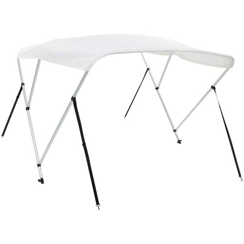VidaXL tenda bimini s 3 luka bijela 183 x 160 x 137 cm Slike