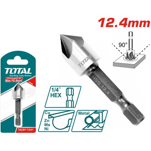 Total Upuštač za metal, 12, 4mm Cene