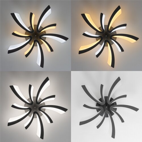 Brilagi plafonska svetiljka twist LED/55W/230V 3000-6500K antracit + daljinski upravljač Slike