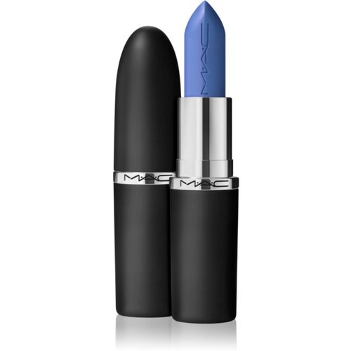 MAC Cosmetics MACximal Sleek Satin Lipstick kremasti hidratantni ruž za usne nijansa Tilted Denim 3,5 g Slike