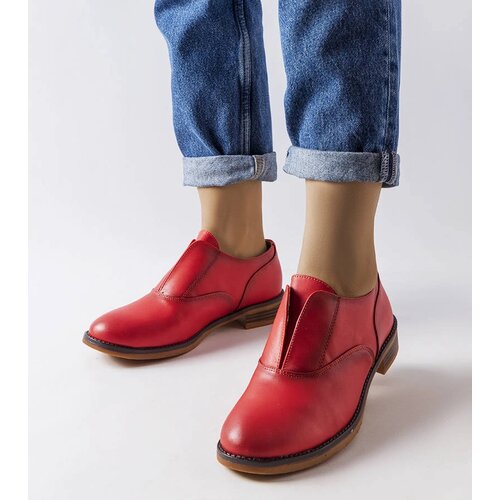 Gemre Red eco-leather Burdett shoes Cene