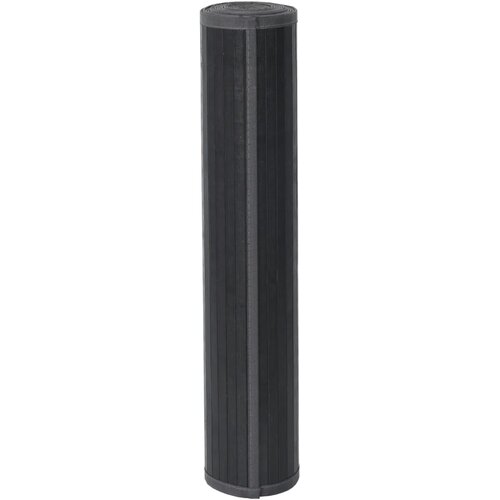  Tepih pravokutni sivi 100 x 200 cm od bambusa Slike