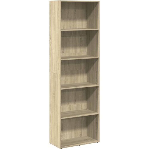 Maison Chic Knjižna omara - Knjižni regal sonoma hrast 60x30x189 cm inženirski les, (21726359) Cene