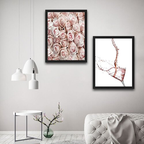 Wallity slika rose, 2 dela, 30 x 40cm Slike