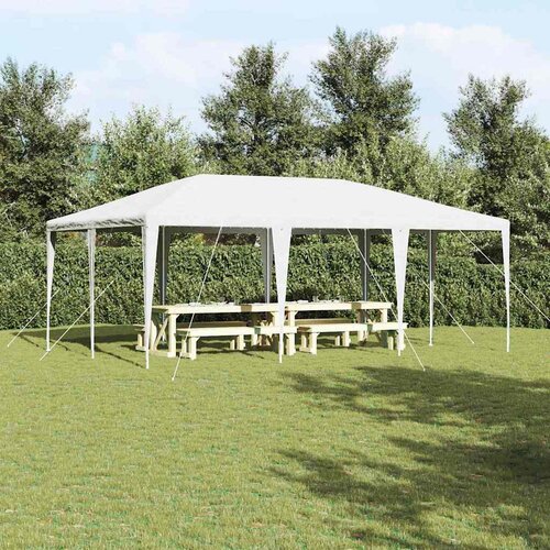 Šator za zabave Bijelo 600 x 400 x 266 cm Polietilen i čelik Cijene