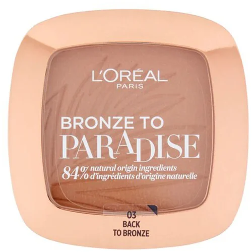 L'oréal Bronze to Paradise Bronzing Powder - 03 Back to Bronze Smeđa