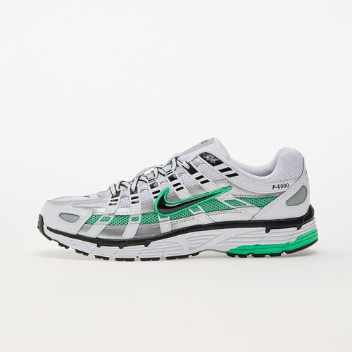 Nike P-6000 White/ Black-Metallic Silver-Spring Green Cene