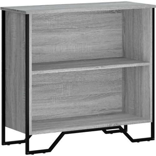Maison Chic Knjižna omara - Knjižni regal siva sonoma 80x31x74,5 cm inženirski les, (21725216) Slike