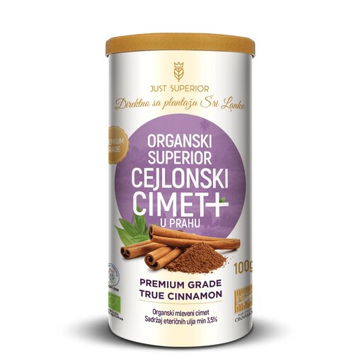 Just Superior organski cejlonski cimet plus 3.5% 100g Slike