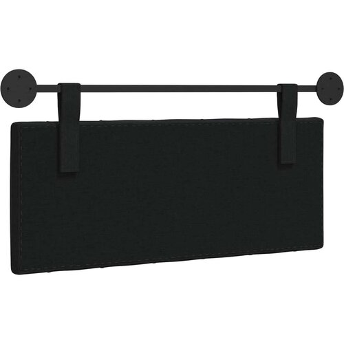 Držeće uzglavlje Zidne Crna 110 x 55 x 7 cm tkanina - Crna 100 cm bez LED Slike