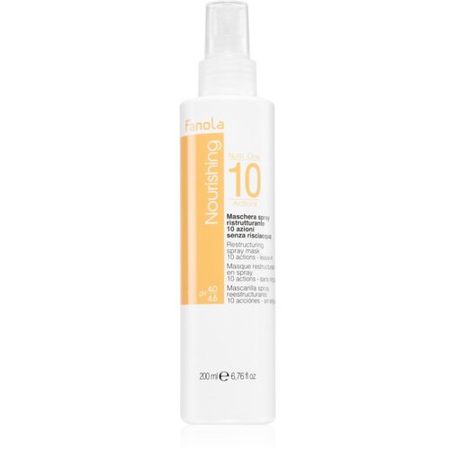 Fanola Nourishing 10 Actions negovalni in zaščitni lak za lase 200 ml za ženske Cene